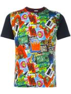 Vivienne Westwood Man Sticker Print T-shirt - Black