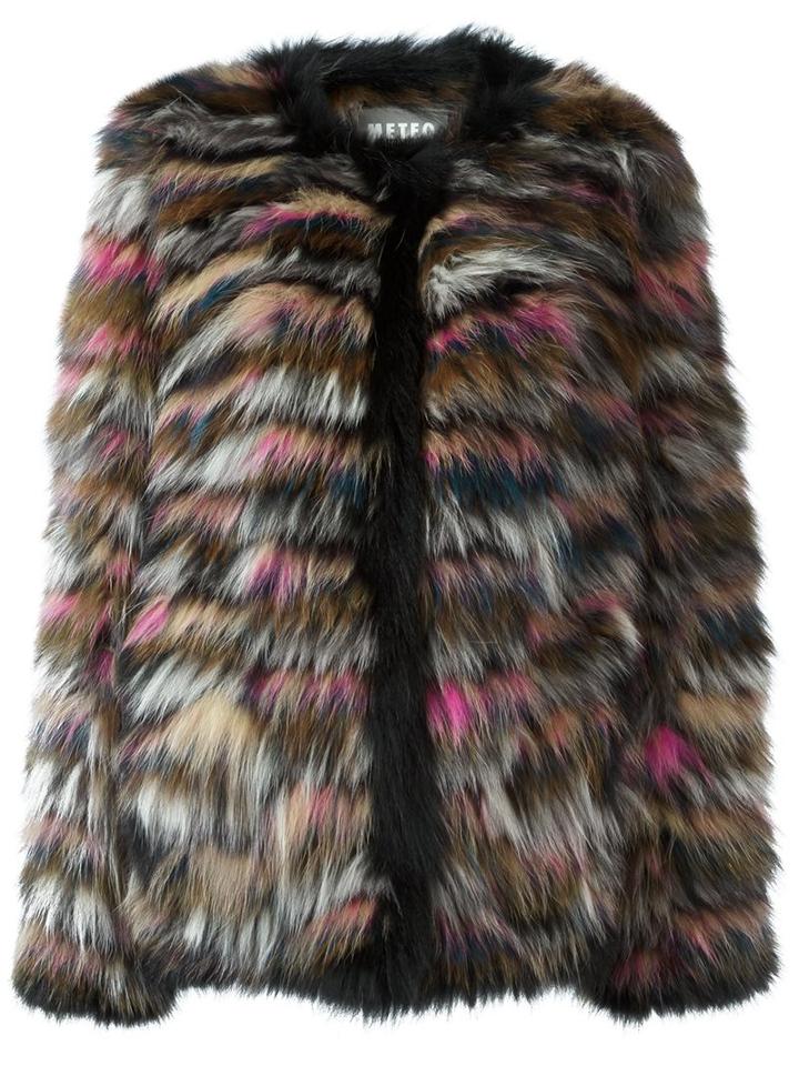 Meteo By Yves Salomon Dyed Fox Belly Fur Jacket