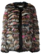 Meteo By Yves Salomon Dyed Fox Belly Fur Jacket