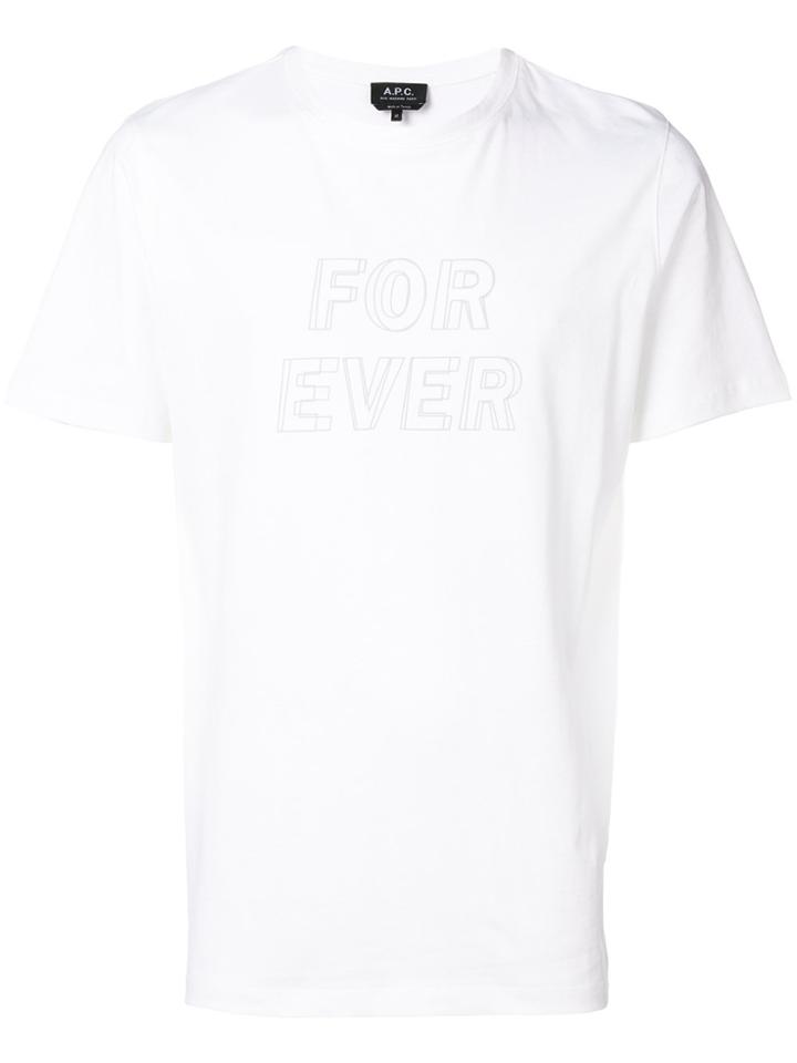 A.p.c. For Ever T-shirt - White