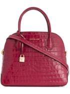 Michael Michael Kors Mercer Dome Satchel - Pink & Purple