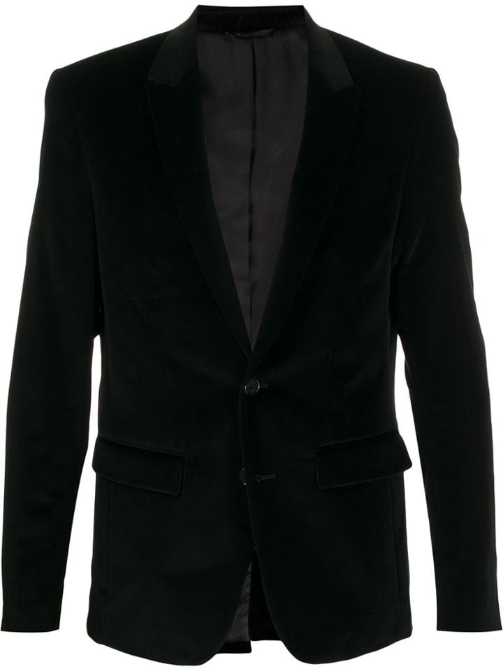 Dondup Fitted Curved-hemline Blazer - Black