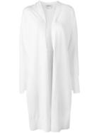 Dkny - Lightweight Cardigan - Women - Nylon/polyester/spandex/elastane/viscose - Xs/s, White, Nylon/polyester/spandex/elastane/viscose