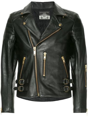 Black Means Off-centre Zipped Jacket