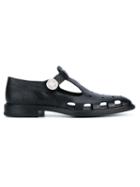 Givenchy Street Baby Perforated Grained Leather Shoes
