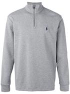 Polo Ralph Lauren Zipped Collar Sweatshirt - Grey