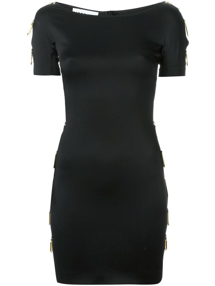 Moschino Logo Letter Embellished Mini Dress