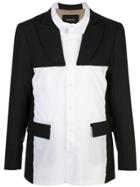 Bmuet(te) Two-tone Deconstructed Blazer - Black