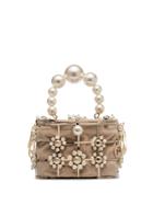 Rosantica Lennon Pearl Clutch Bag - Metallic