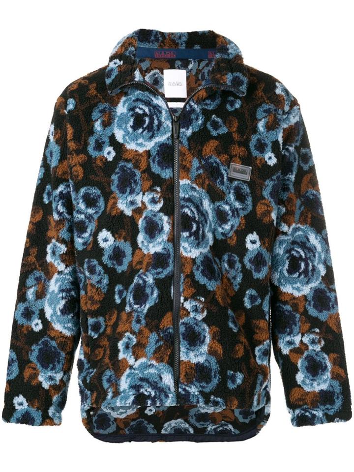 Napa By Martine Rose Floral Printed Cardigan - Blue