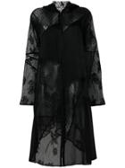 Mcq Alexander Mcqueen Sheer Patchwork Dress - Black