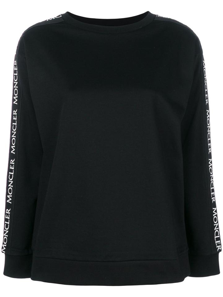 Moncler Logo Sleeve Sweatshirt - Black