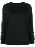 Moncler Logo Sleeve Sweatshirt - Black