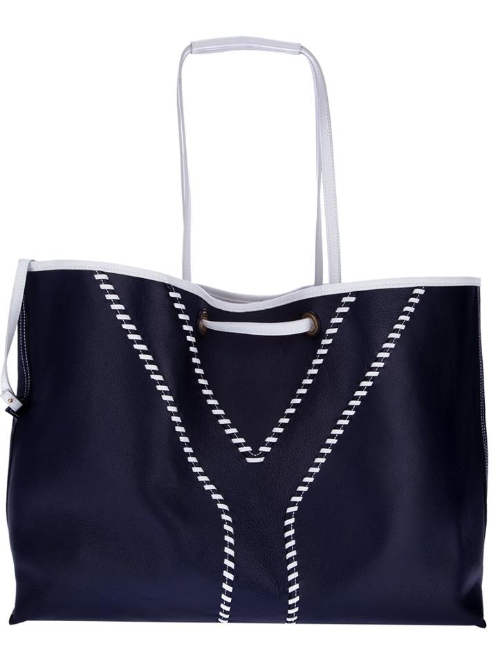 Saint Laurent 'neo Double' Shopper Tote
