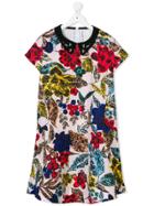 Simonetta Floral Print Dress - Multicolour