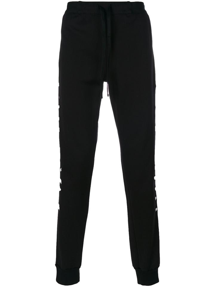 Unravel Project Embroidered Track Pants - Black