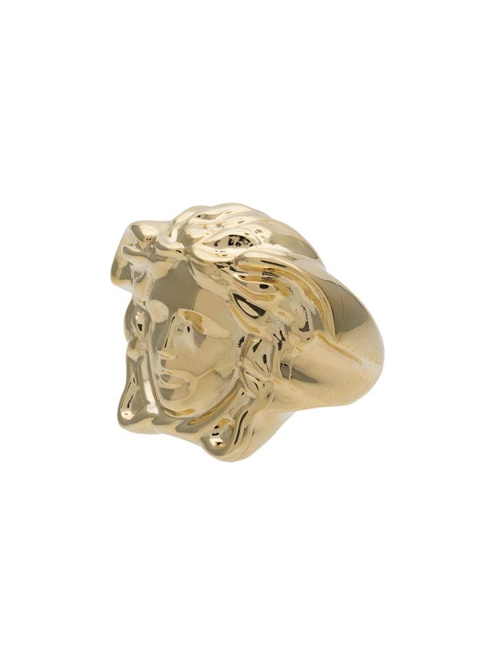 Versace Metallic Medusa Signet Ring