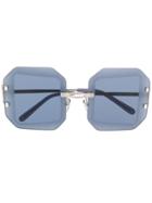 Marni Eyewear Facet Sunglasses - Blue