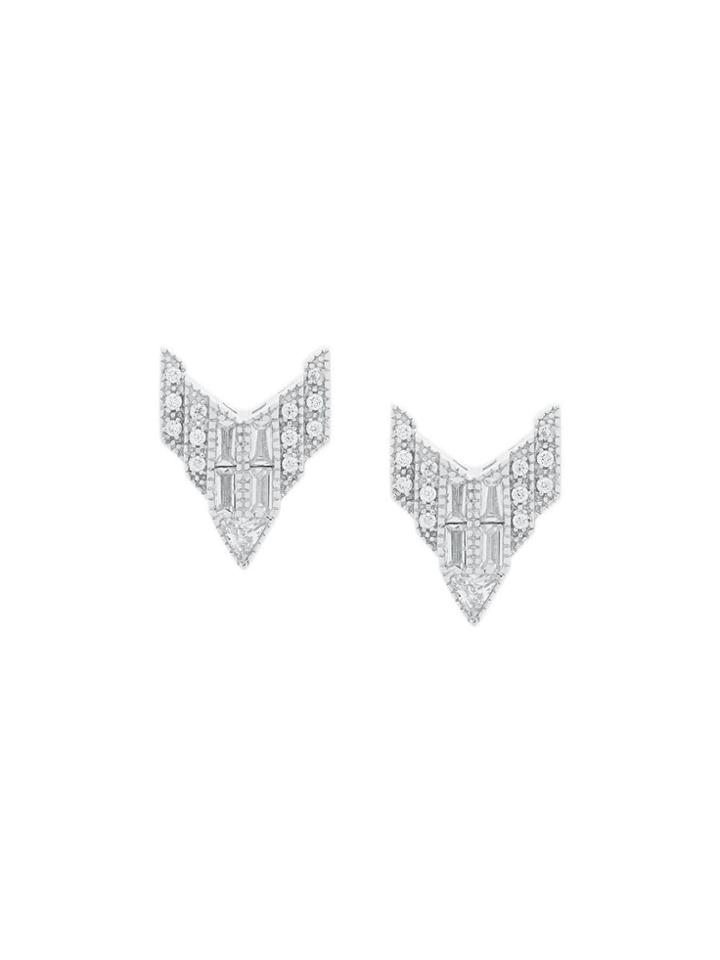 V By Laura Vann Chrysler Earrings - Metallic