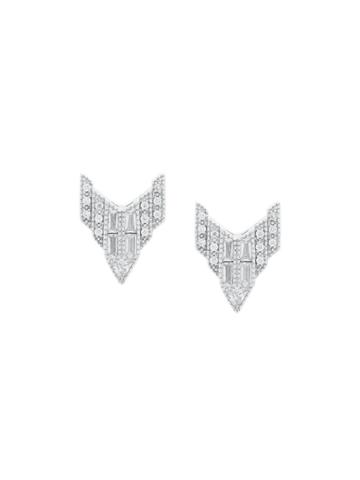 V By Laura Vann Chrysler Earrings - Metallic