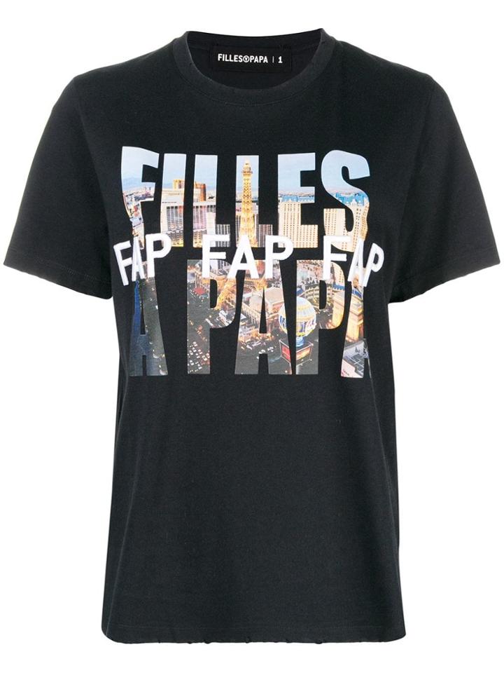 Filles A Papa Cowboy T-shirt - Black