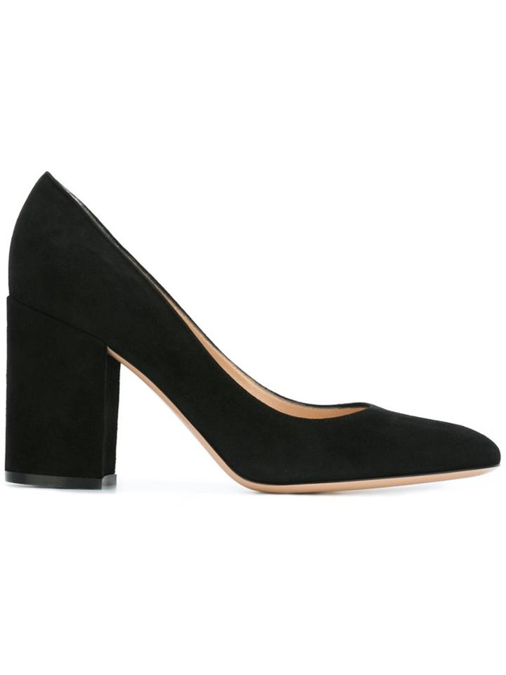 Gianvito Rossi Chunky Heel Pumps - Black