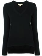 Michael Kors V-neck Jumper, Women's, Size: Xs, Black, Cashmere