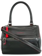 Givenchy Small Pandora Tote, Black, Leather/cotton