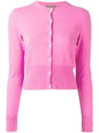 N.peal Cropped Cardigan, Women's, Size: Xs, Pink/purple, Cashmere