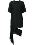 Rokh - Asymmetric T-shirt Dress - Women - Viscose - 36, Black, Viscose