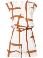 Lorena Antoniazzi Printed Romper - Brown