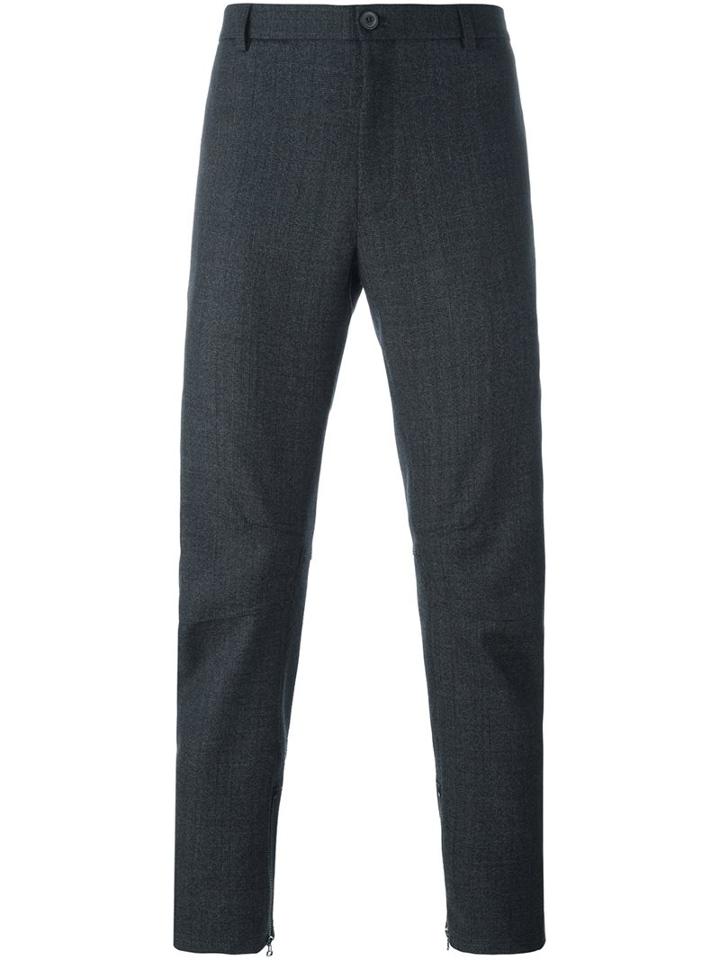 Lanvin Houndstooth Biker Trousers