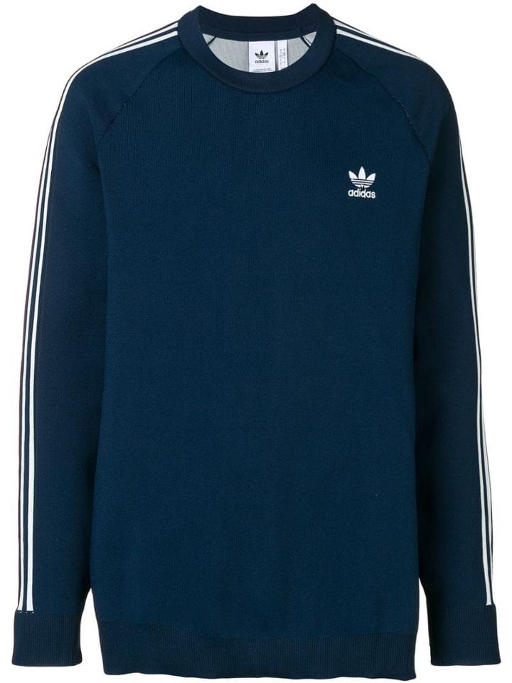 Adidas Crew Neck Jumper - Blue