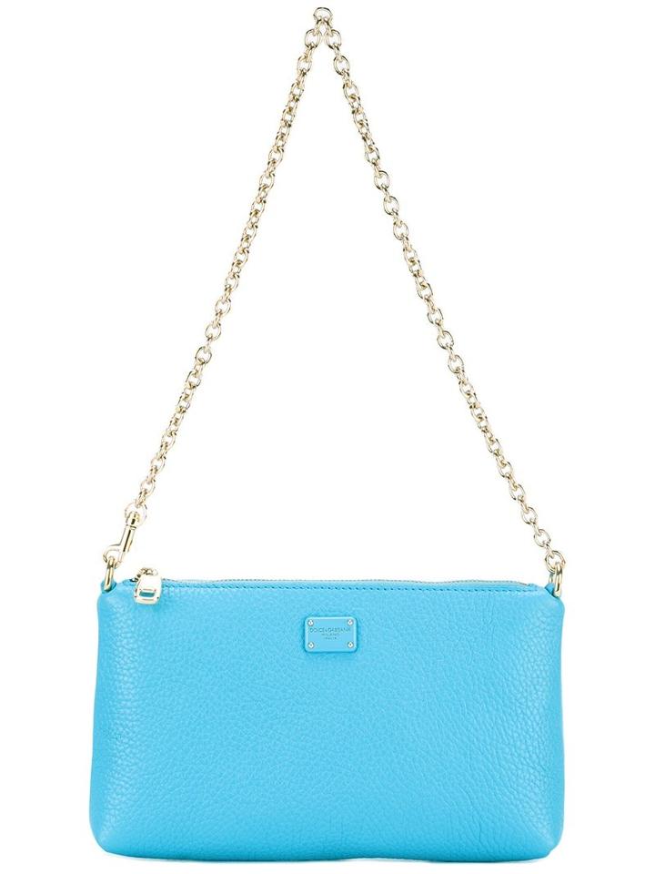Dolce & Gabbana - Mini Shoulder Bag - Women - Leather - One Size, Women's, Blue, Leather