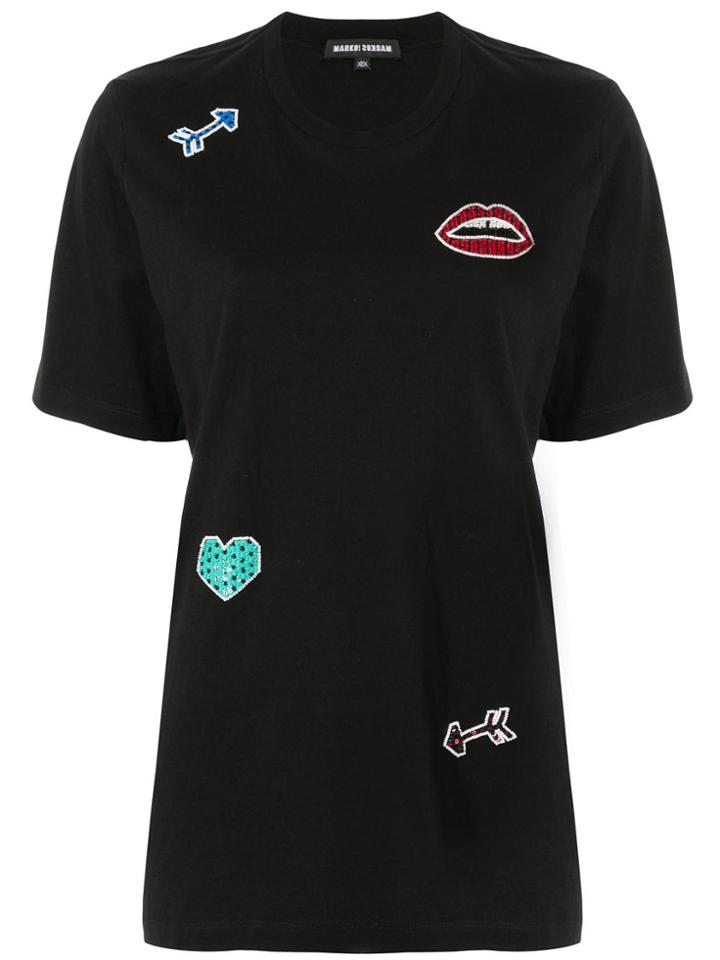 Markus Lupfer Multi Motif T-shirt - Black