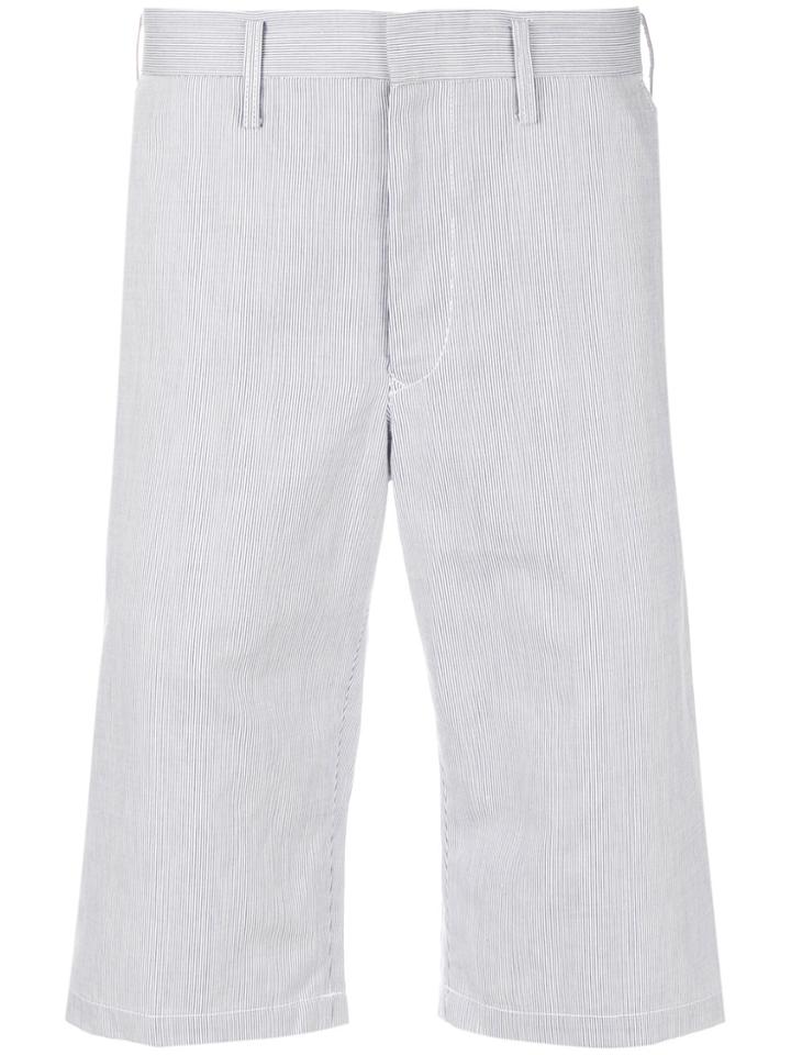 Junya Watanabe Comme Des Garçons Man Knee-length Striped Shorts -