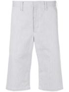 Junya Watanabe Comme Des Garçons Man Knee-length Striped Shorts -