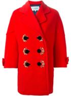 Gianfranco Ferre Vintage Embellished Double Breasted Coat
