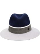 Maison Michel Two-tone Fedora Hat