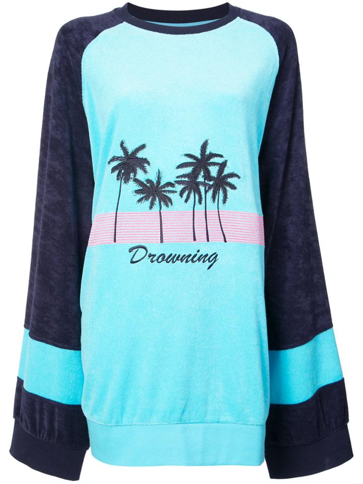 Fenty X Puma Oversized Sweatshirt - Blue