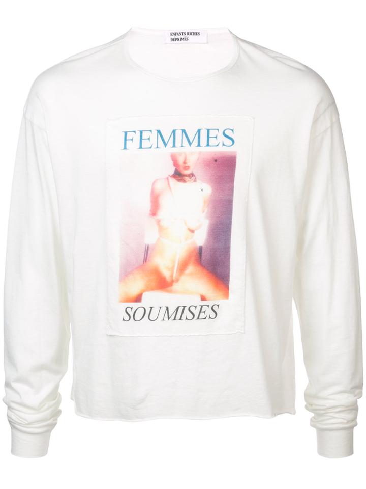 Enfants Riches Déprimés Femmes Soumises Long Sleeve T-shirt - White