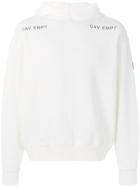 Cav Empt Logo Print Hoodie - White