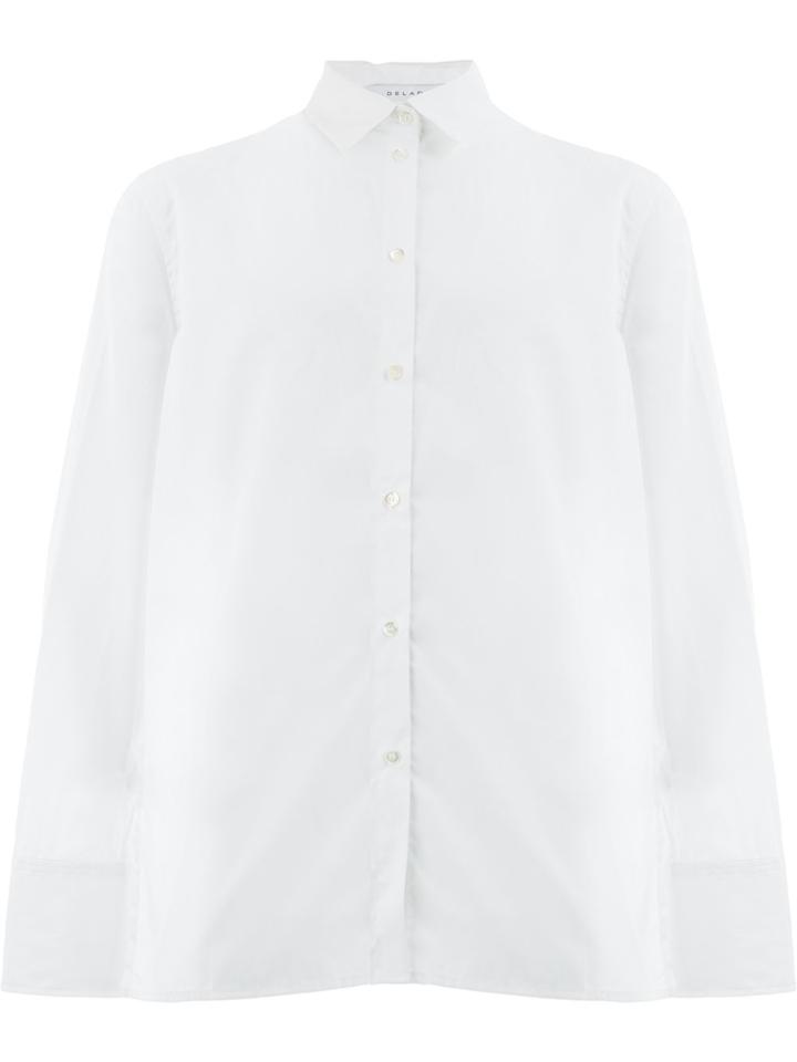 Delada Tuxedo Collar Shirt - White