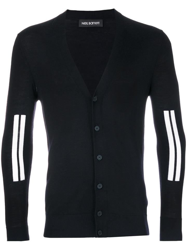 Neil Barrett V-neck Cardigan - Blue