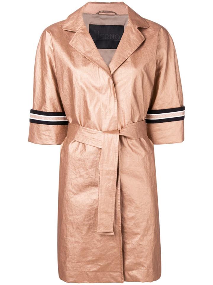 Herno Belted Raincoat - Neutrals