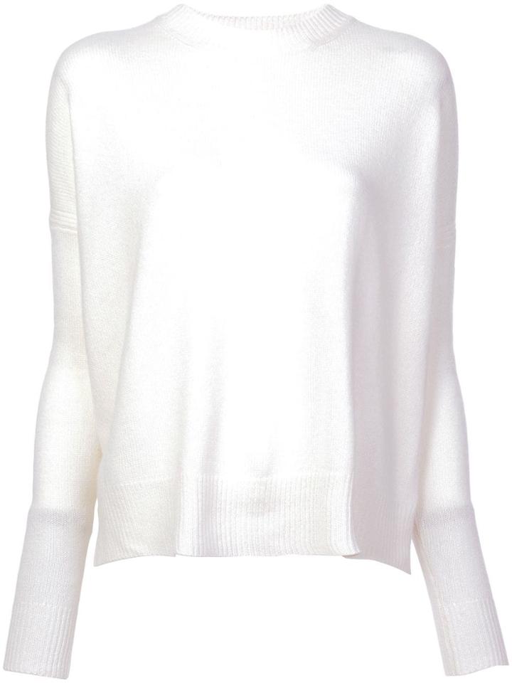 Derek Lam 10 Crosby Mullholland Crew Neck Jumper - White