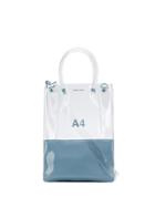 Nana-nana Graphic Print Tote - Blue