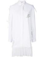 Marco De Vincenzo Frill-trim Tailored Shirt - White