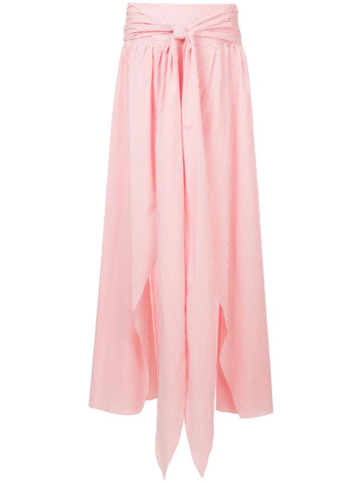 Kage Tie-waist Skirt - Red