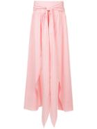 Kage Tie-waist Skirt - Red
